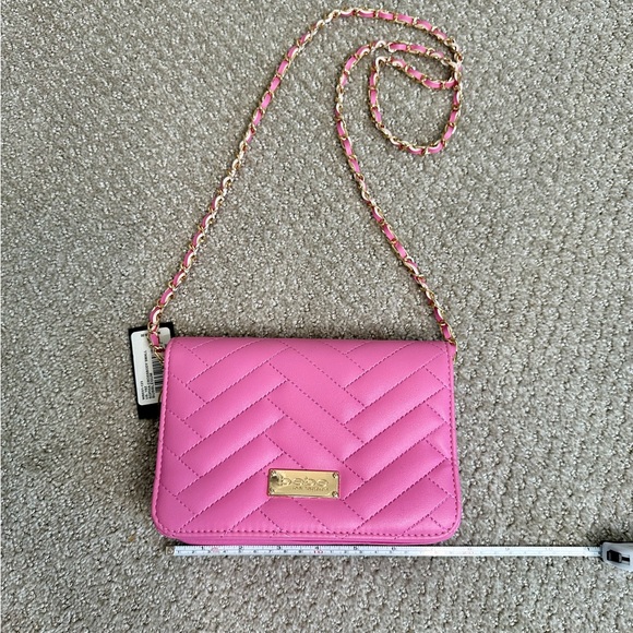 bebe Sophia Crossbody Bag Bubblegum - Picture 14 of 16